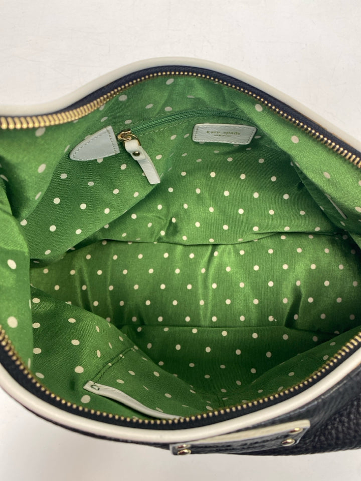 Kate Spade Black White Trimmed Handbag