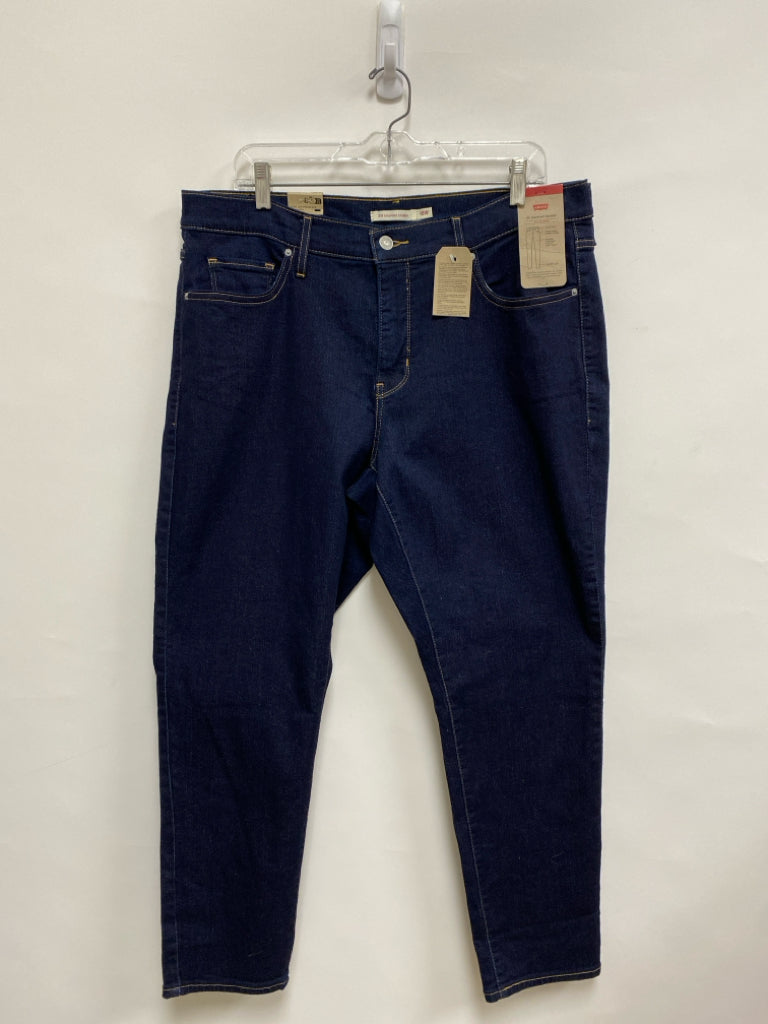 NWT Levi Size 18W Dark Blue Denim Plus Size Jeans