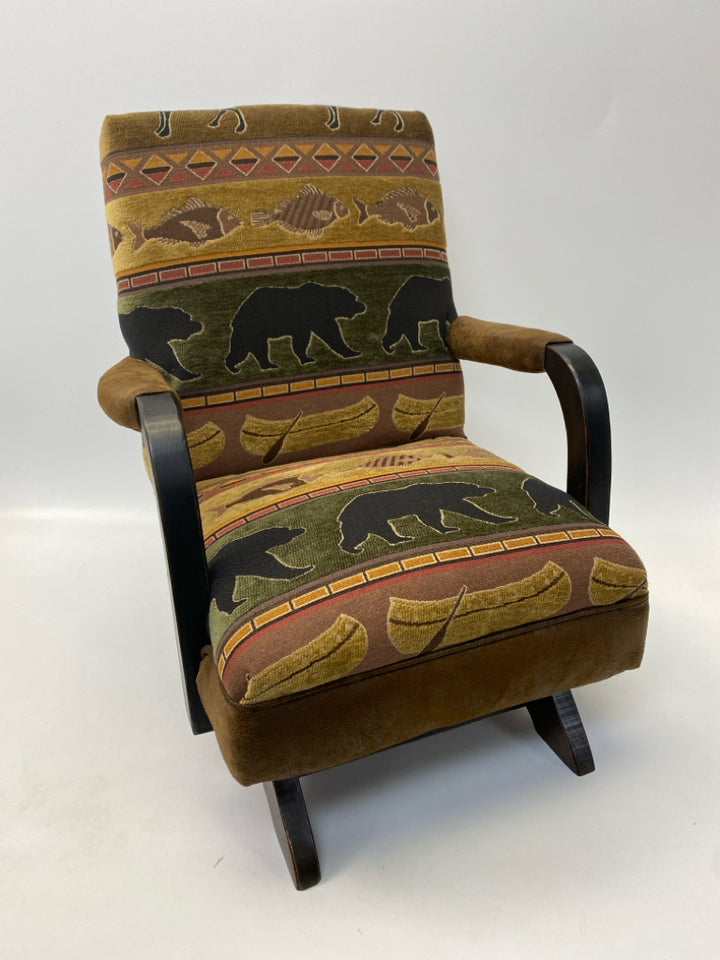 Brown Black/Gold Bears Kids Misc Room