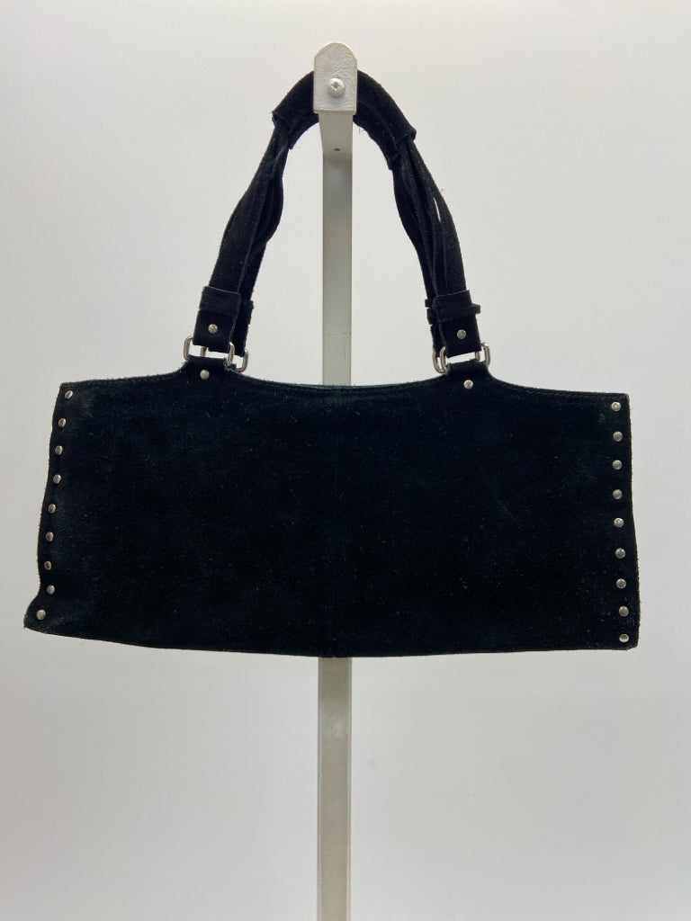 Banana Republic Black Studded Suede Handbag