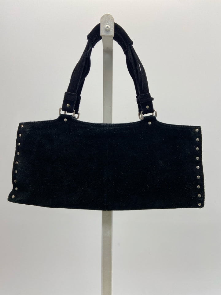 Banana Republic Black Studded Suede Handbag