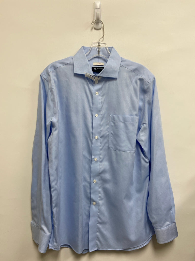 Jos. A Bank Size L Powder Blue Button Up Men&