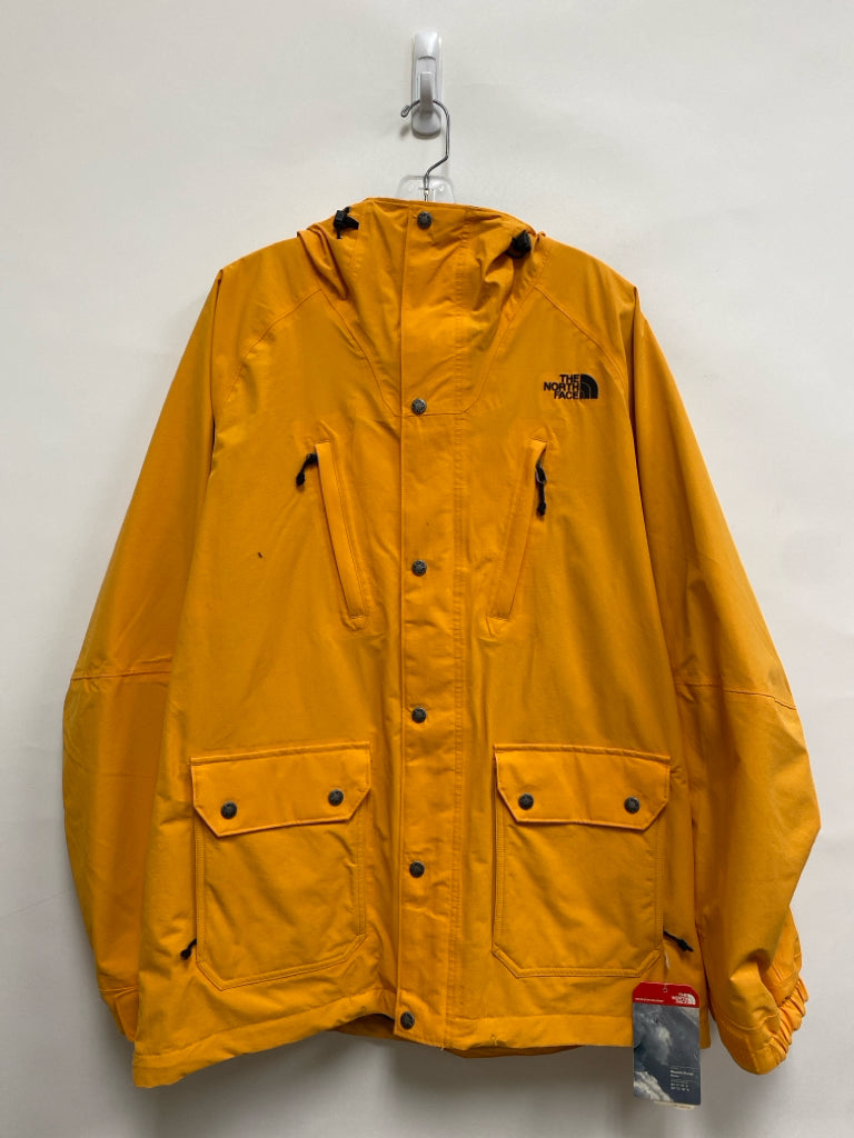 NWT North Face Size L Orange Hooded Men&