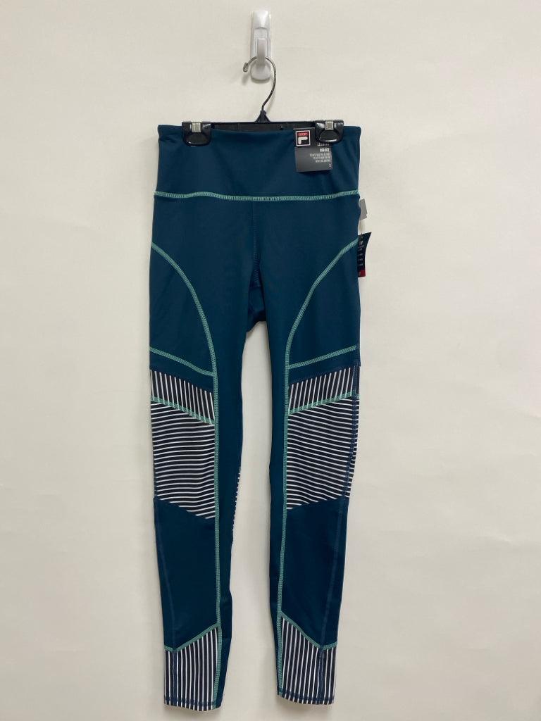 NWT Fila Size S Dark Turquiose Aqua Athletic Leggings