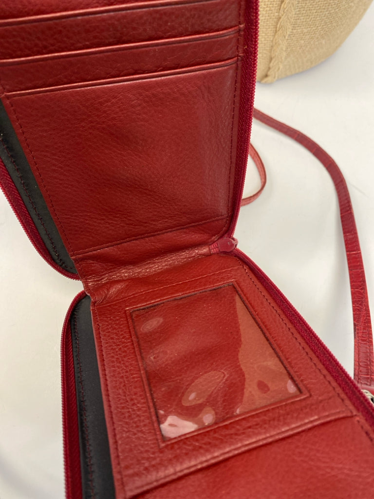 Brighton Dark Red Crossbody
