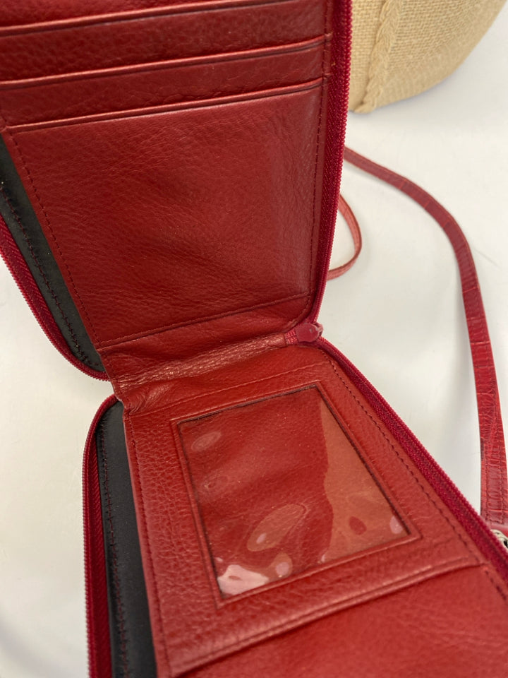 Brighton Dark Red Crossbody