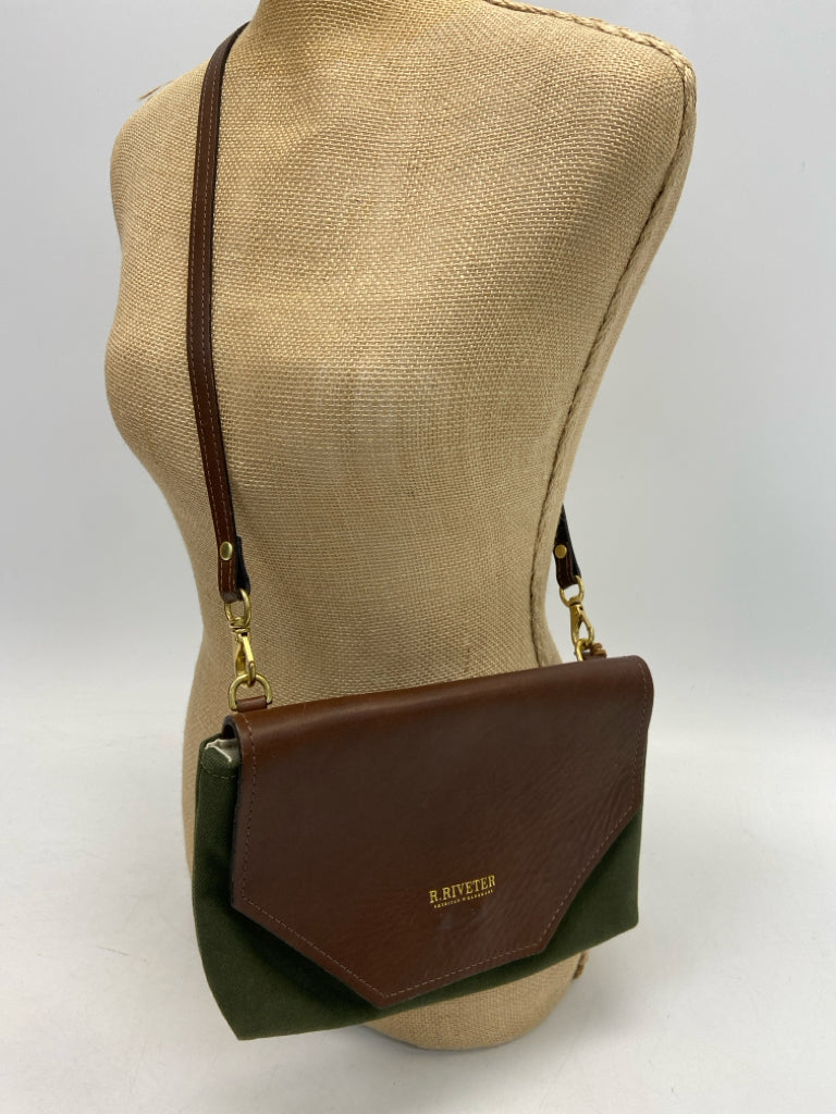Brown Dark Olive Crossbody