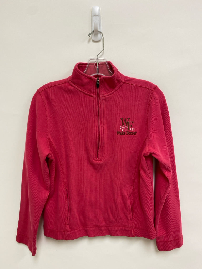 Size S Rose Wake Forest Quarter Zip Ladies Top
