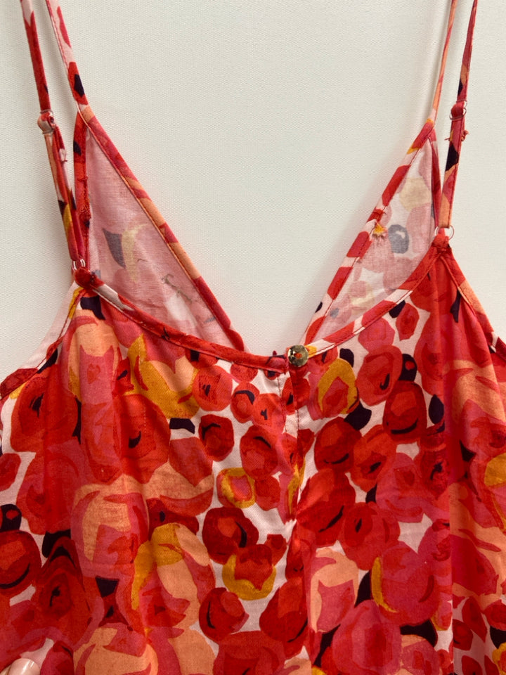 NWT Frances Valentine Size XS Coral Pale Pink Sleeveless Ladies Jumpsuit
