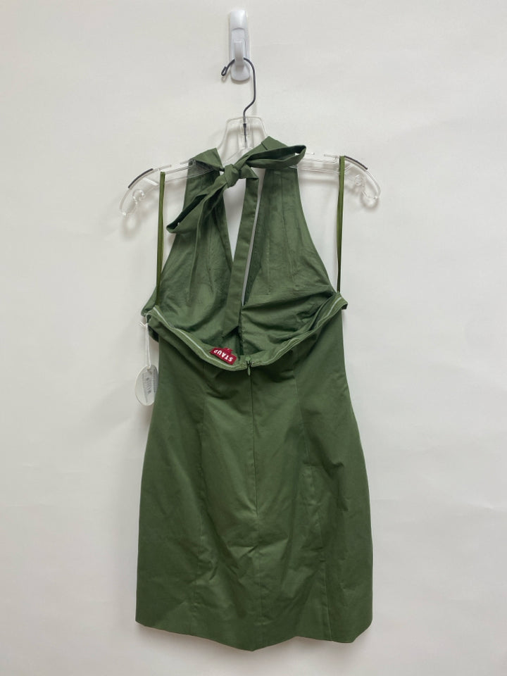 NWT Size 4 Green Halter Ladies Dress