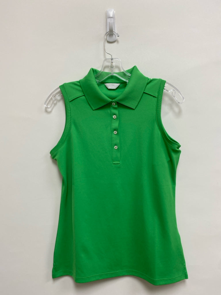 Callaway Size M Green Sleeveless Athletic Top