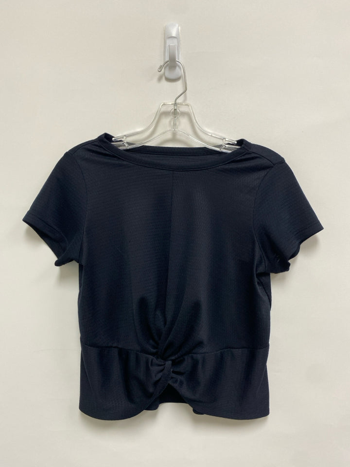Size S Black Knotted Athletic Top