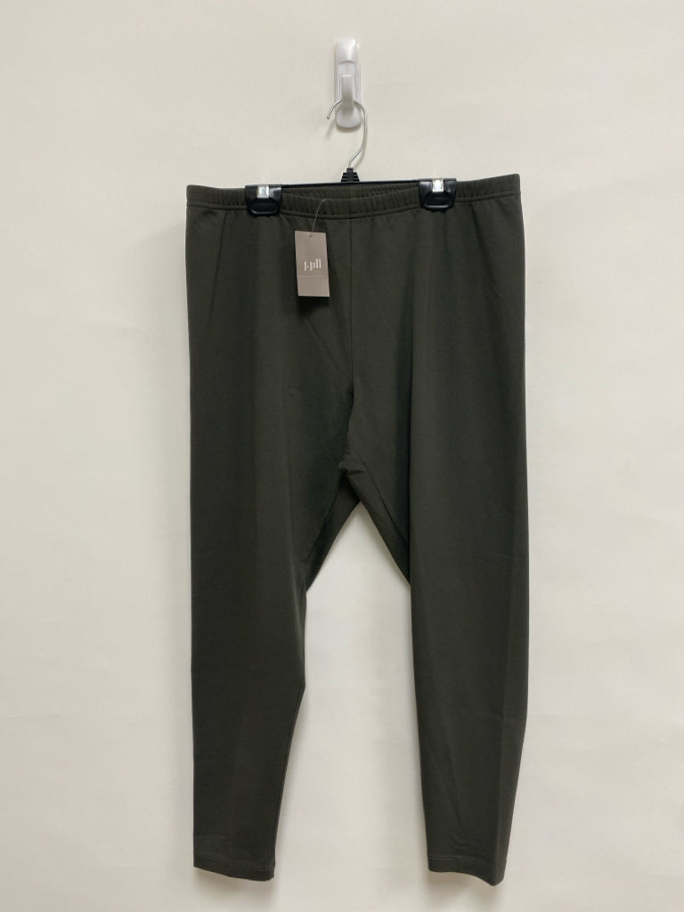 NWT J Jill Size LP Dark Olive Petite Leggings