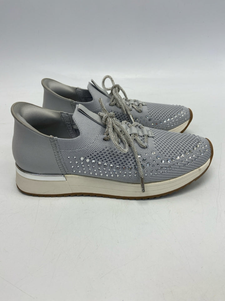 Kenneth Cole  Size 7 Gray Rhinestone(s) Sneakers