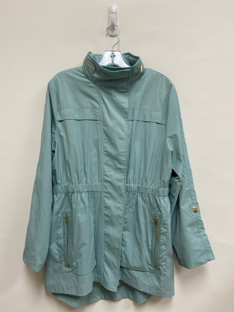 Ciao Milano Size M Seafoam Zip Down Hooded Ladies Jacket