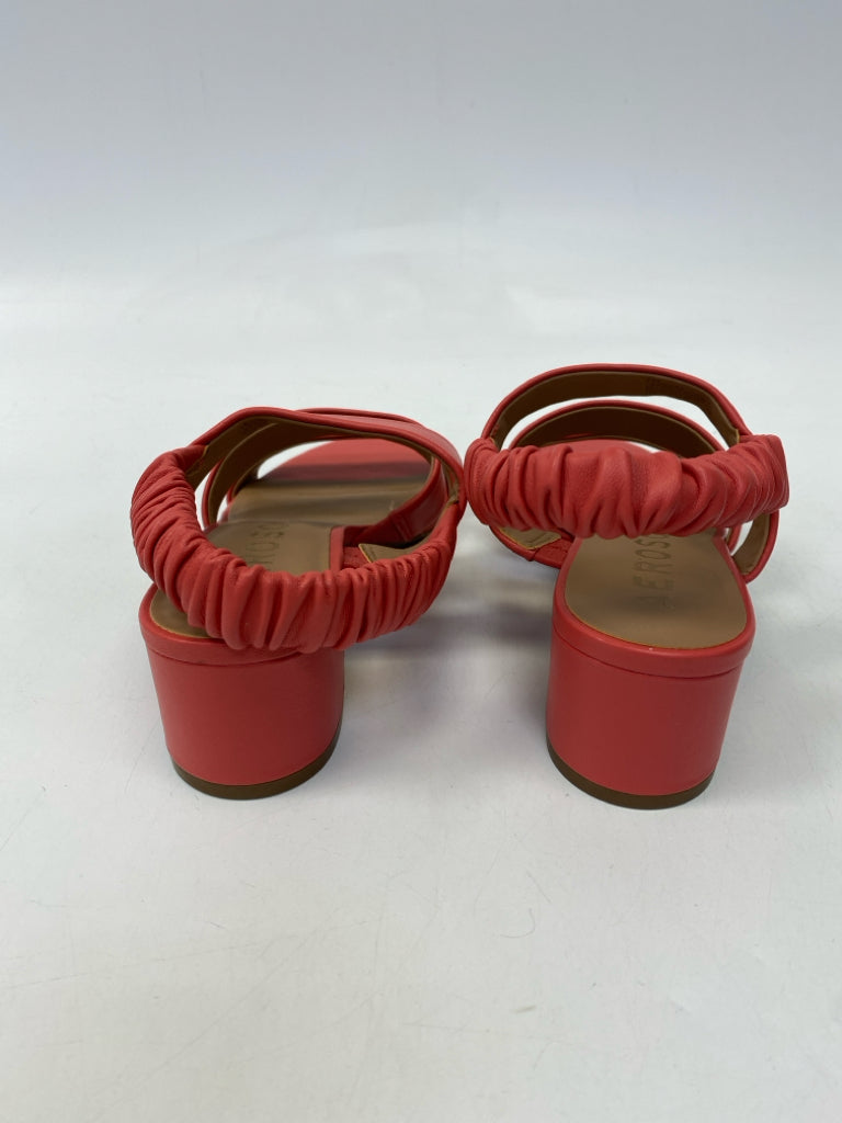 NWOT Aerosoles  Size 7 Dark Coral Sandals
