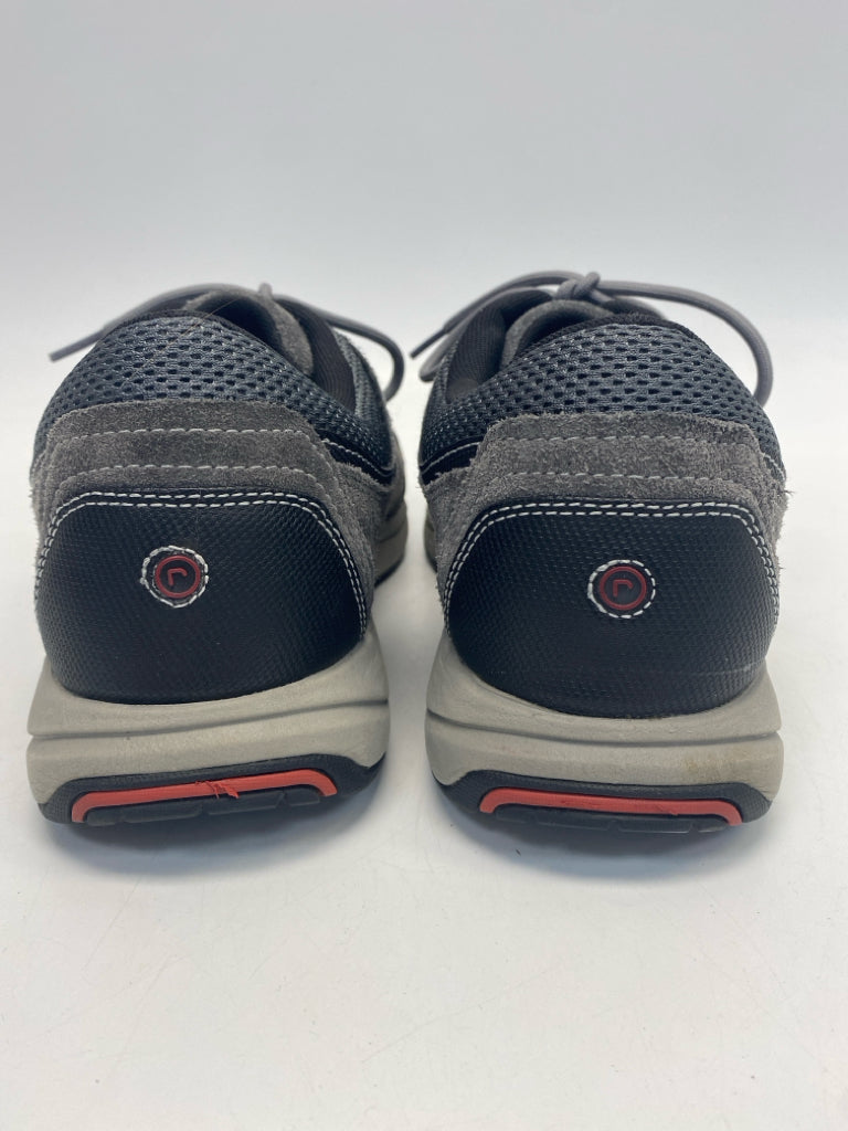 Rockport Size 11.5 Gray Lace-Up Men&