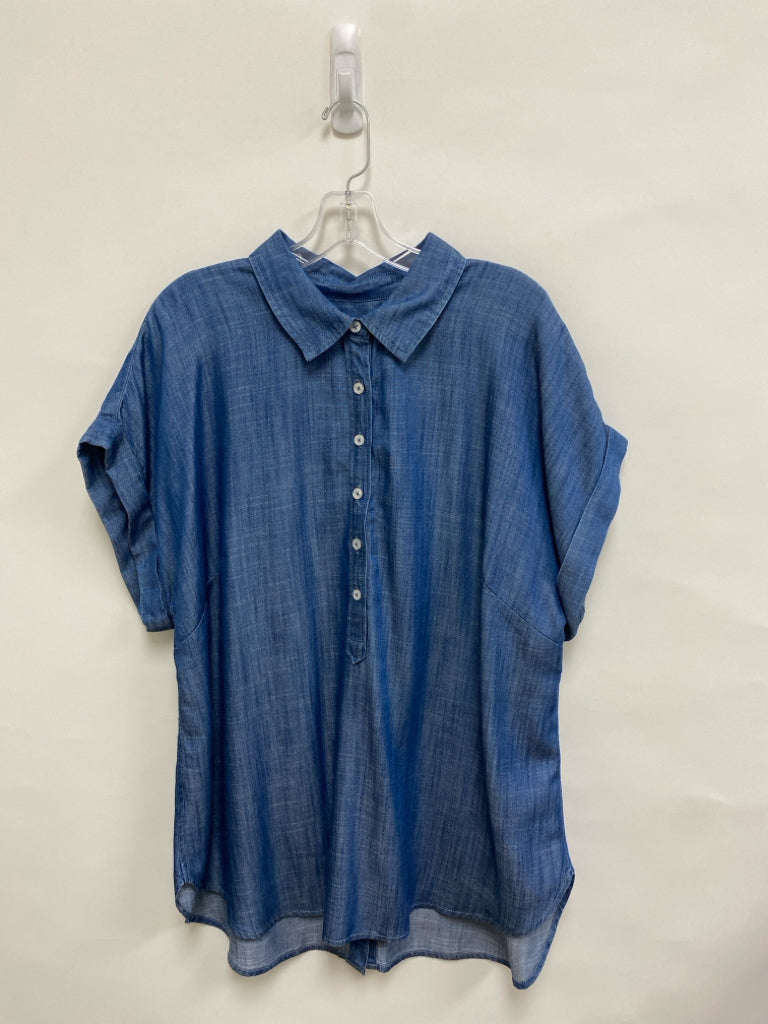Talbots  SIZE  1X Blue Plus Size Top