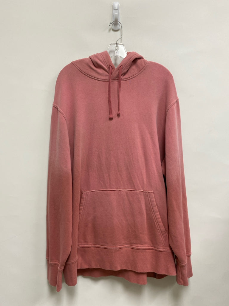 American Eagle Size XXL Pink Hooded Men&