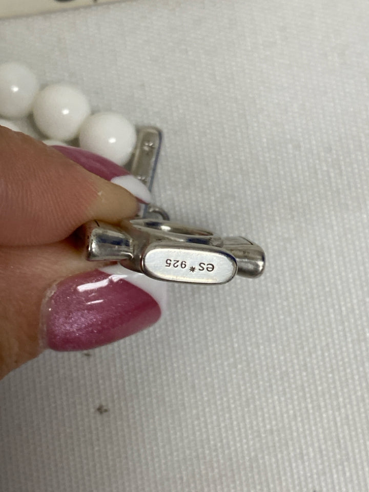 White Silver Stones Bracelet