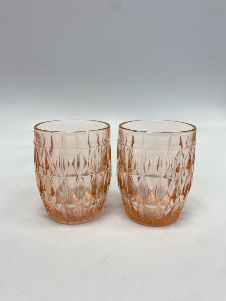 Pink Knobby Glass Glassware