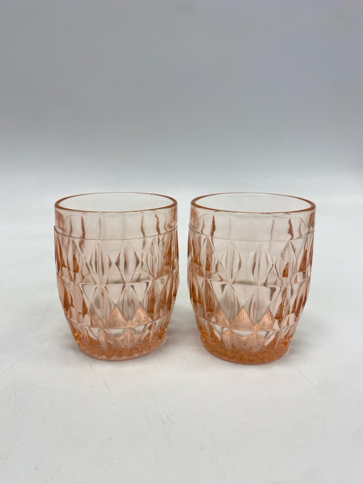 Pink Knobby Glass Glassware