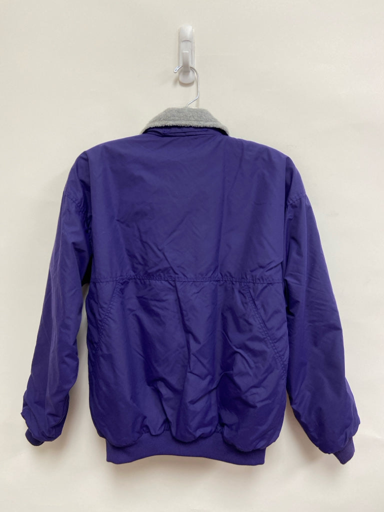 Patagonia Size 10 Dark Purple Zip Down Fleece Lined Ladies Jacket