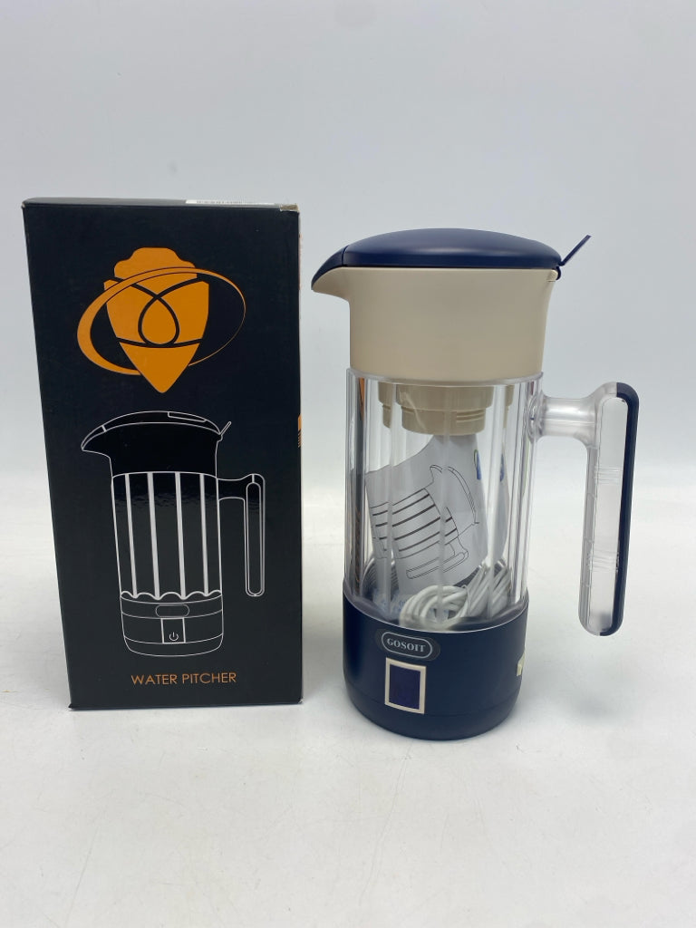 Blue/Cream Pitcher