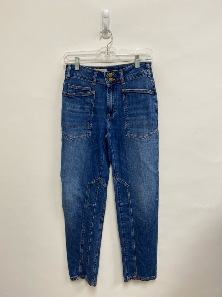 Pilcro Size 25 Blue Pocket(s) Ladies Jeans
