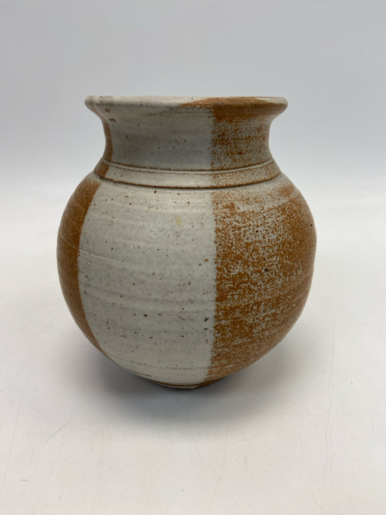 Cream Brown Pottery