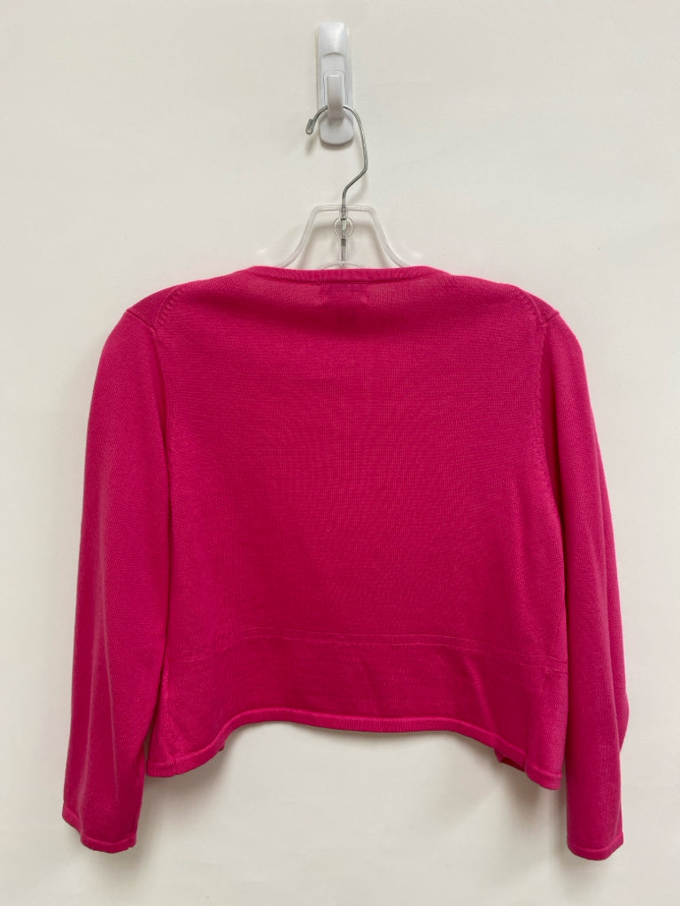 LILLY PULITZER Size M Pink Drape Cotton Ladies Sweater