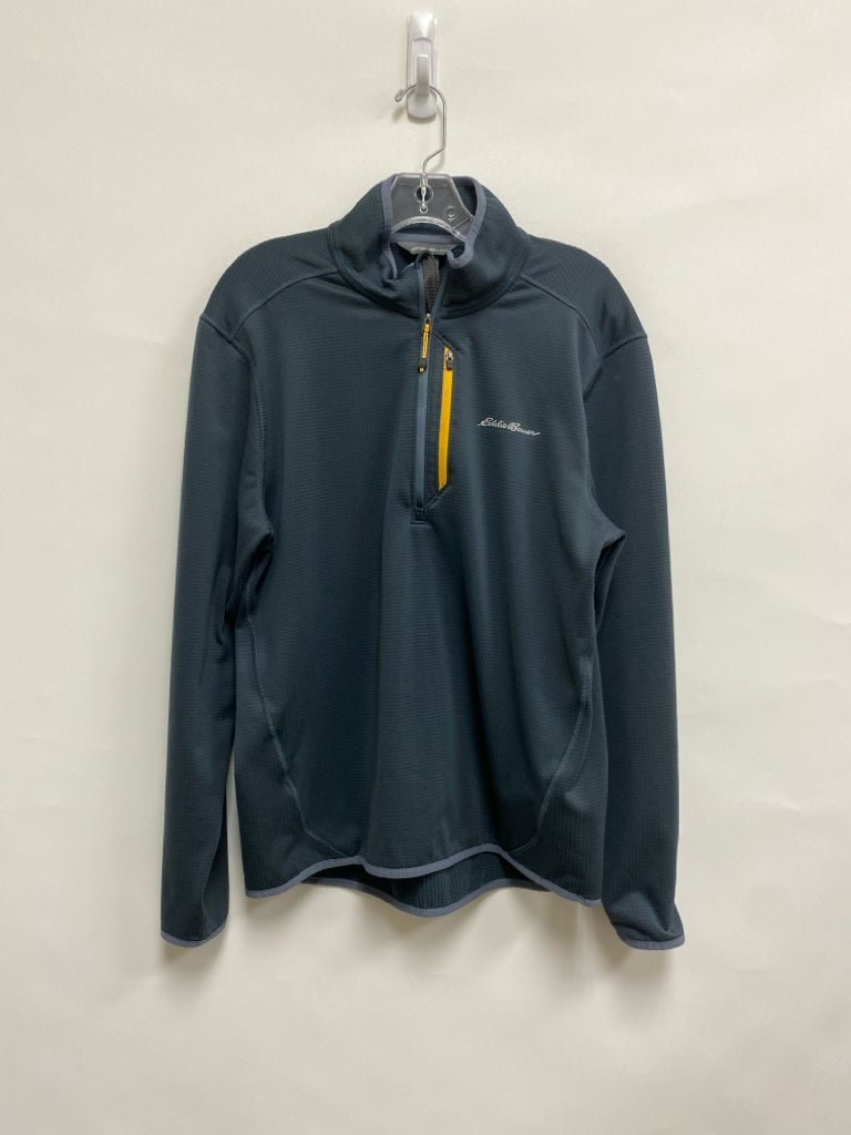 Eddie Bauer Size M Charcoal Quarter Zip Men&