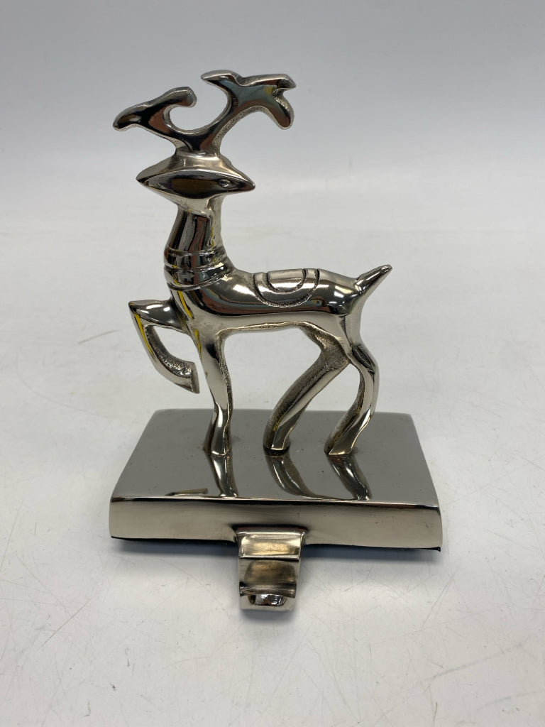 Silver Deer Metal Christmas