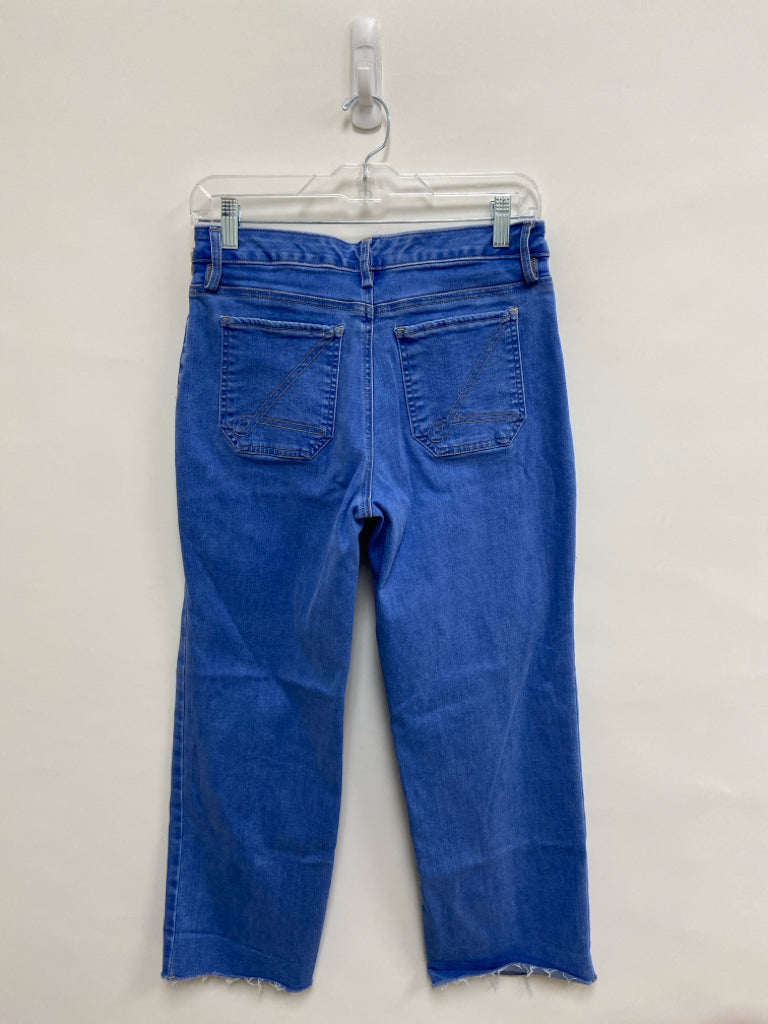 LILLY PULITZER Size 6 Blue Cropped Ladies Jeans
