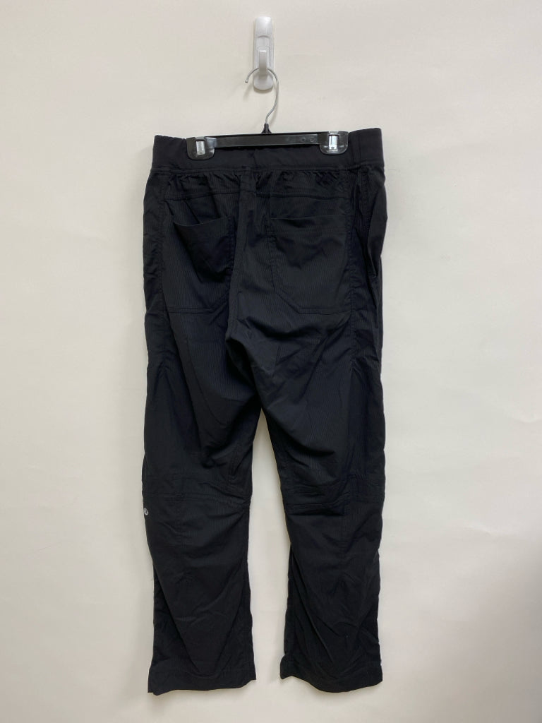Lululemon Size M Black Zipper Pull-on Athletic Pants