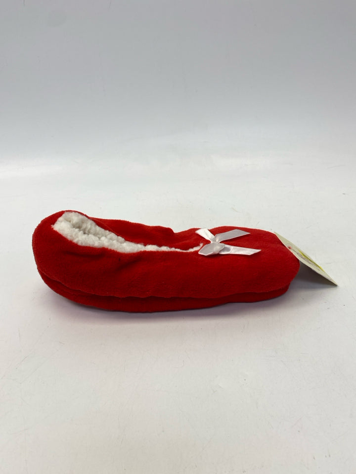 NWT US Size M Red Slippers