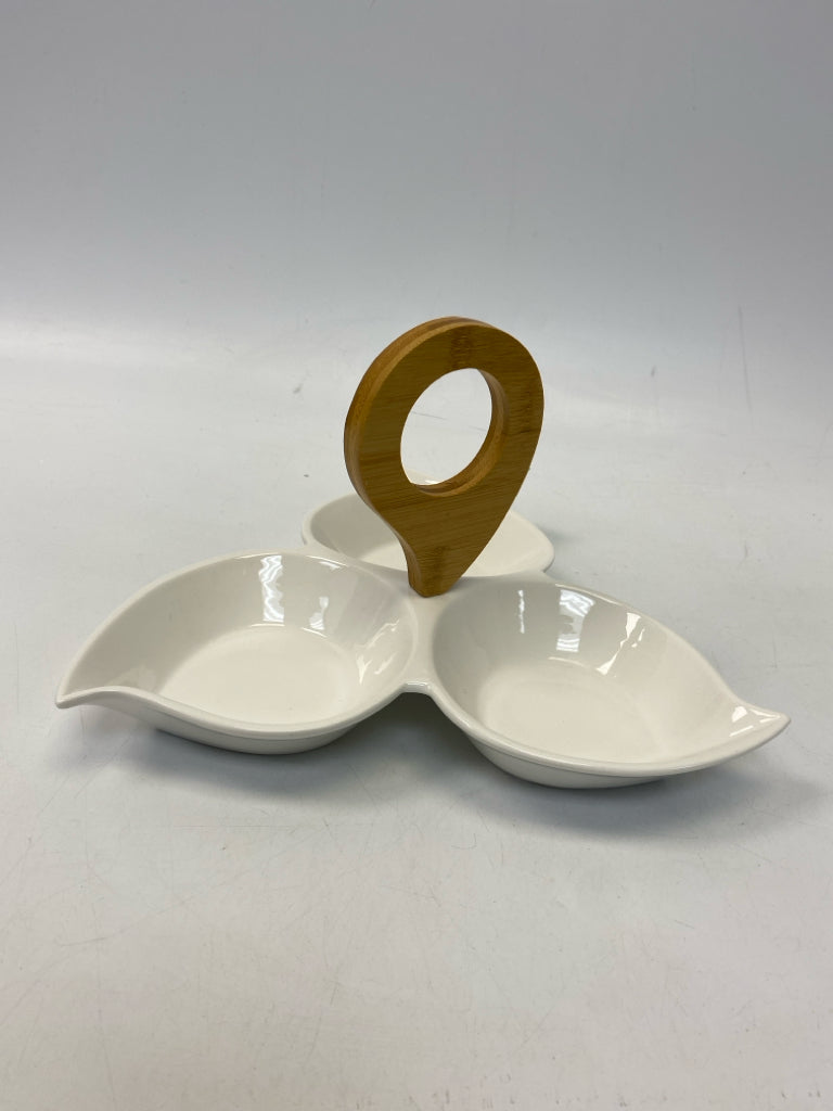 White Ceramic Serving Piece
