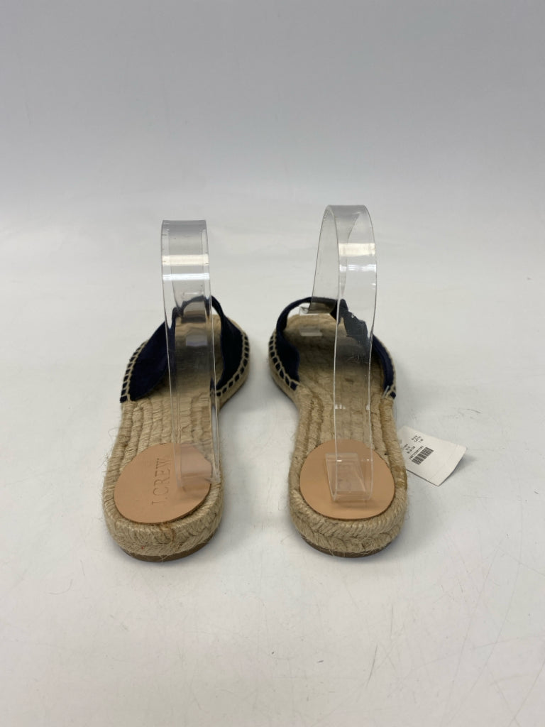 NWT J Crew  Size 7 Navy Sandals