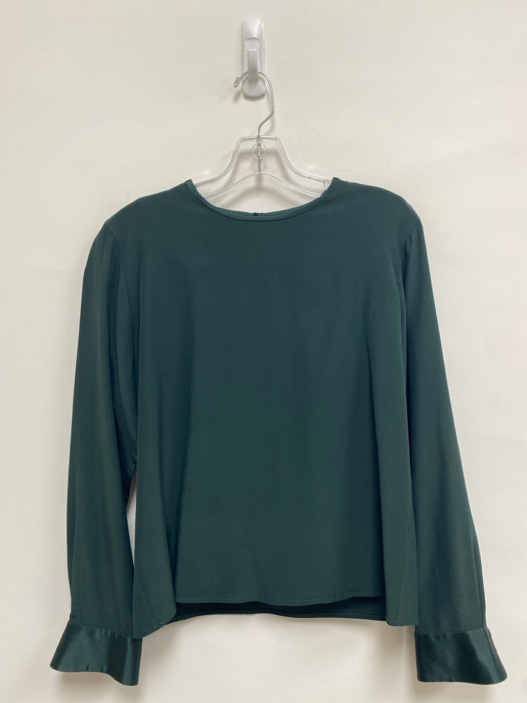 Size 8 Forest Green Silk Ladies Top
