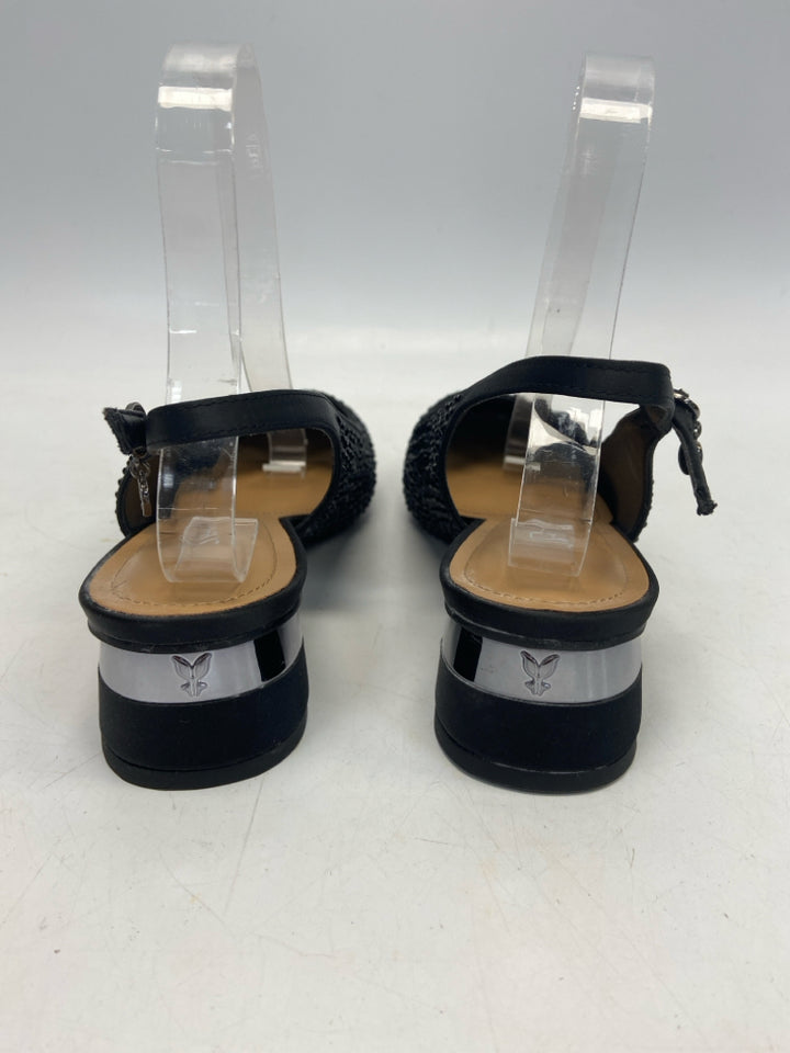 NWOT J. Renee US Size 9.5 Black Rhinestone(s) Heels