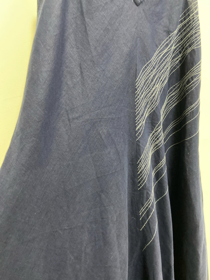 NWT Eileen Fisher Size S Navy Sleeveless Ladies Dress