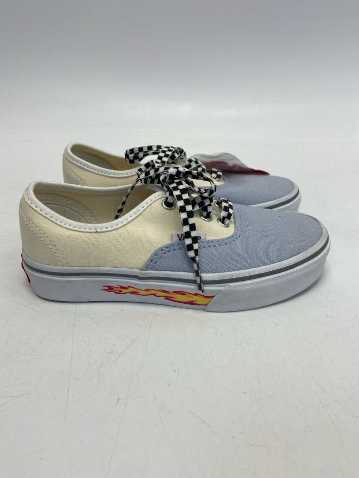 NWOT Vans SIZE 13 Gray Cream Lace-Up Boy&