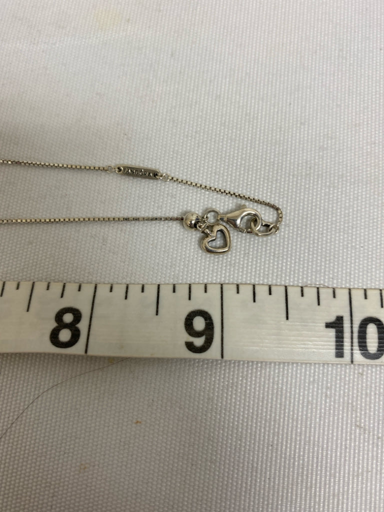 Pandora Multi Color Silver Jeweled Necklace