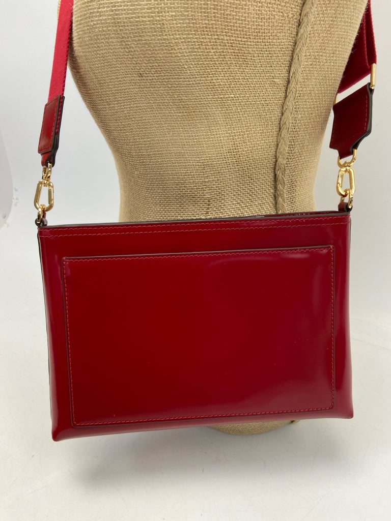Tory Burch Red Patent Crossbody