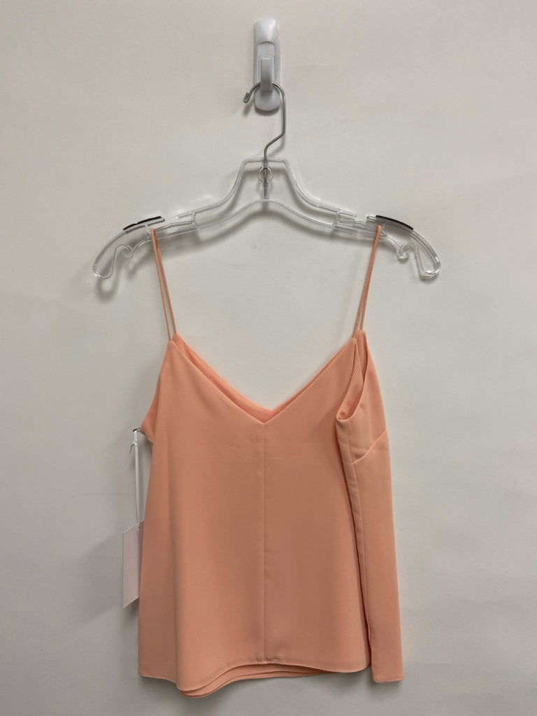 NWT AMANDA UPRICHARD Size P Peach Sleeveless Ladies Top