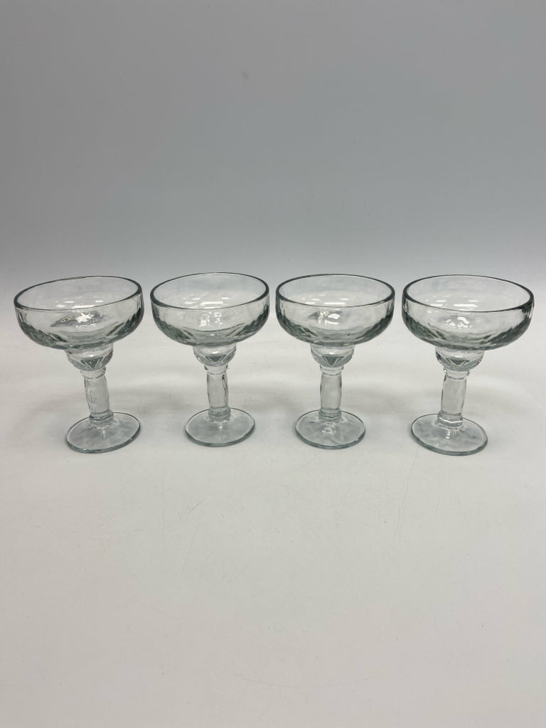 Clear Crinkle Glass Glassware