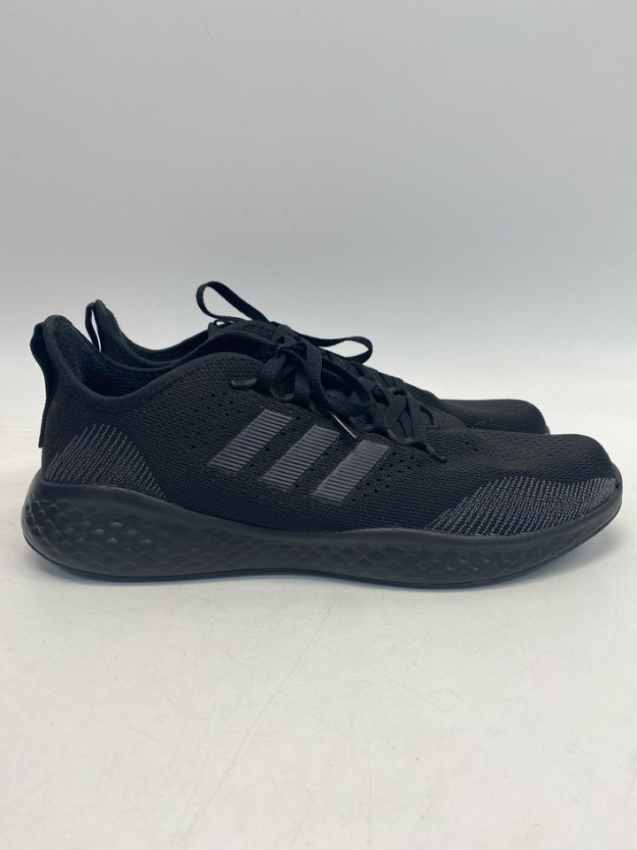 Adidas Size 13 Black Lace-Up Men&