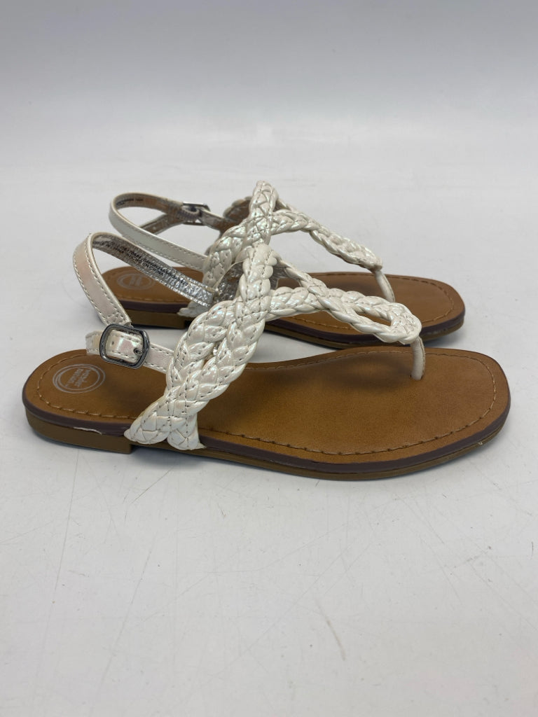 wonder nation SIZE 13 White Iridescent Braided Girl&