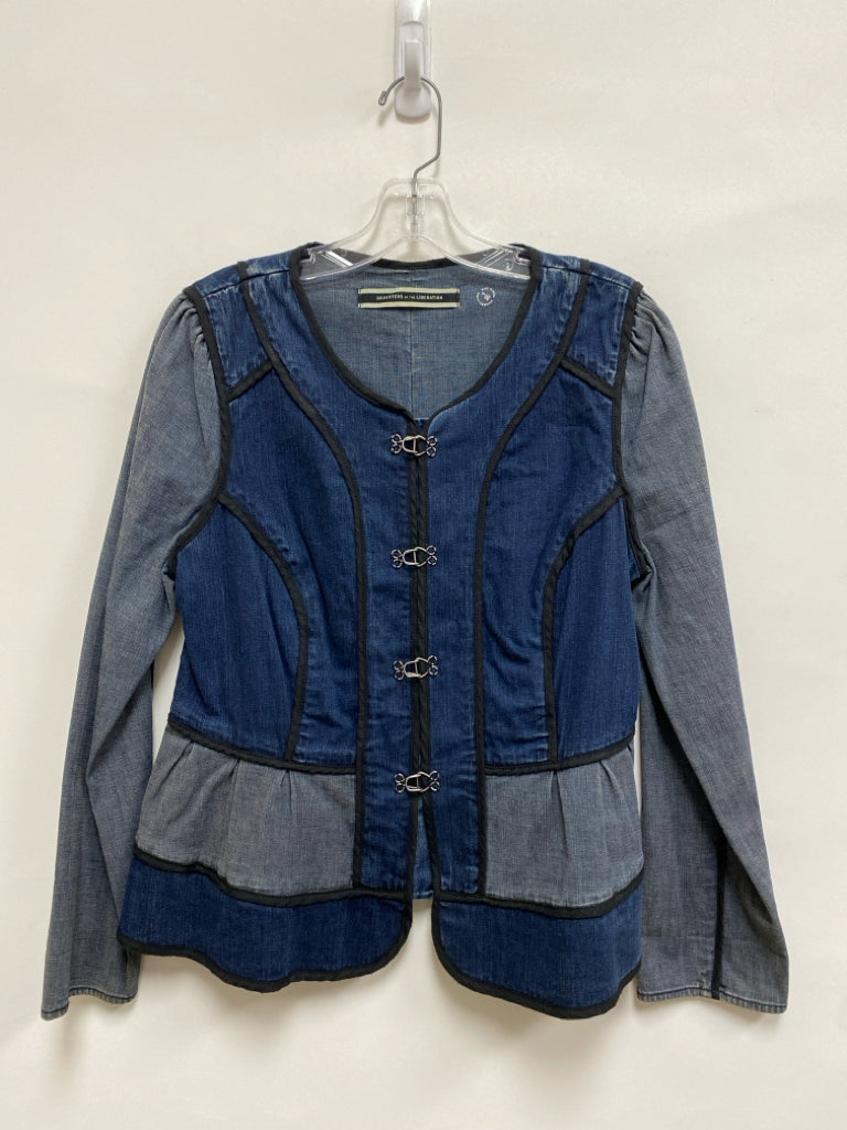 Daughters of the Liberation Size 8 Dark Blue Denim Ladies Jacket