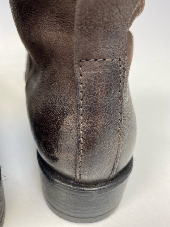 Miz Mooz EU Shoe Size 39 Brown Side Zipper Boots